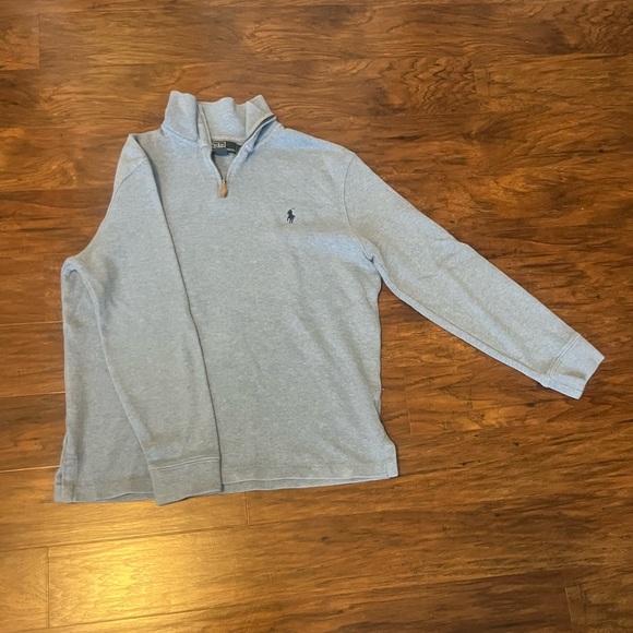 Ralph Lauren Blue Polo Pullover - Picture 2 of 4